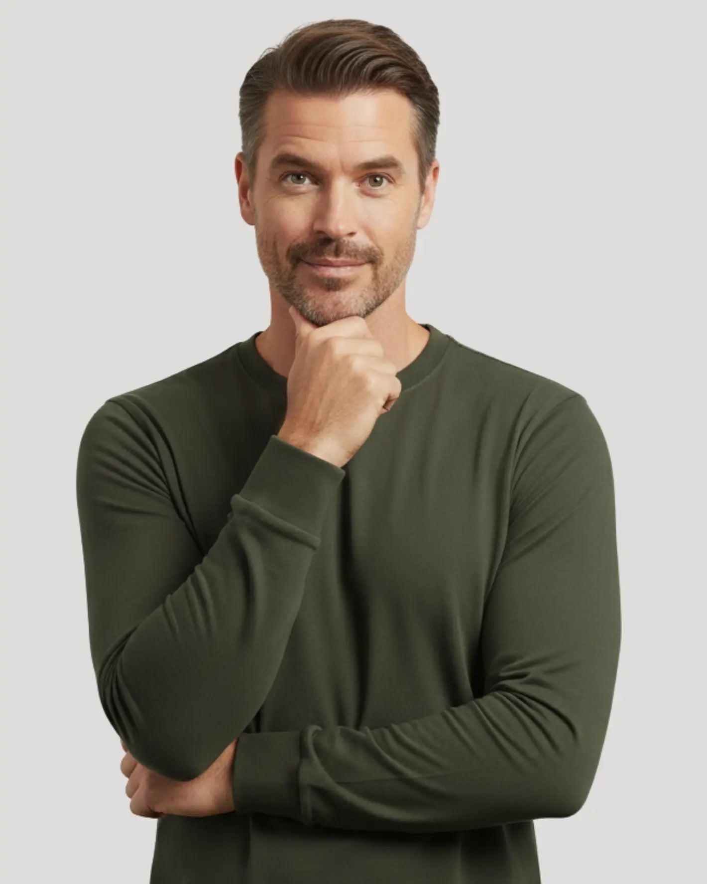 Nico Cotton Long Sleeve Crew Neck