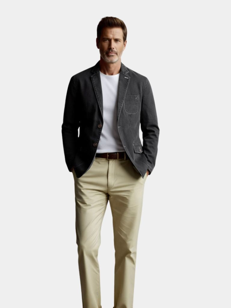 Denim Covenant Blazer Jacket– Vailor & Veil