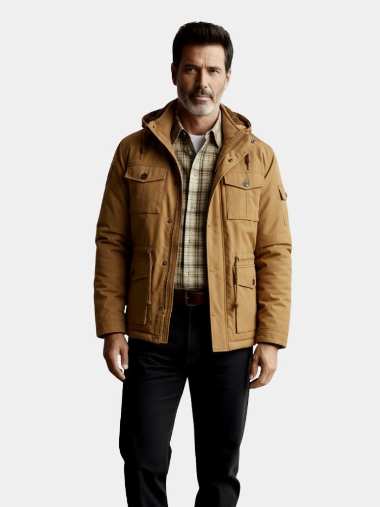 Fleece Hooded Bomber Jacket - Vailor & Veil