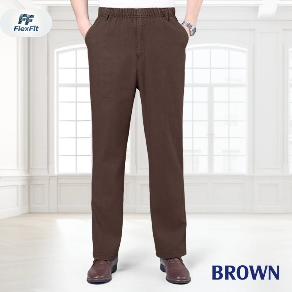 FlexFit - Flexible Waist Straight Fit Comfort Denim