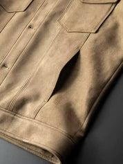 Laurent Leather Aviator Jacket - Vailor & Veil