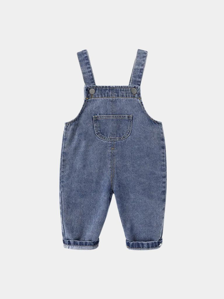 Maison Enfant Classic Denim Overalls - Vailor & Veil Kids