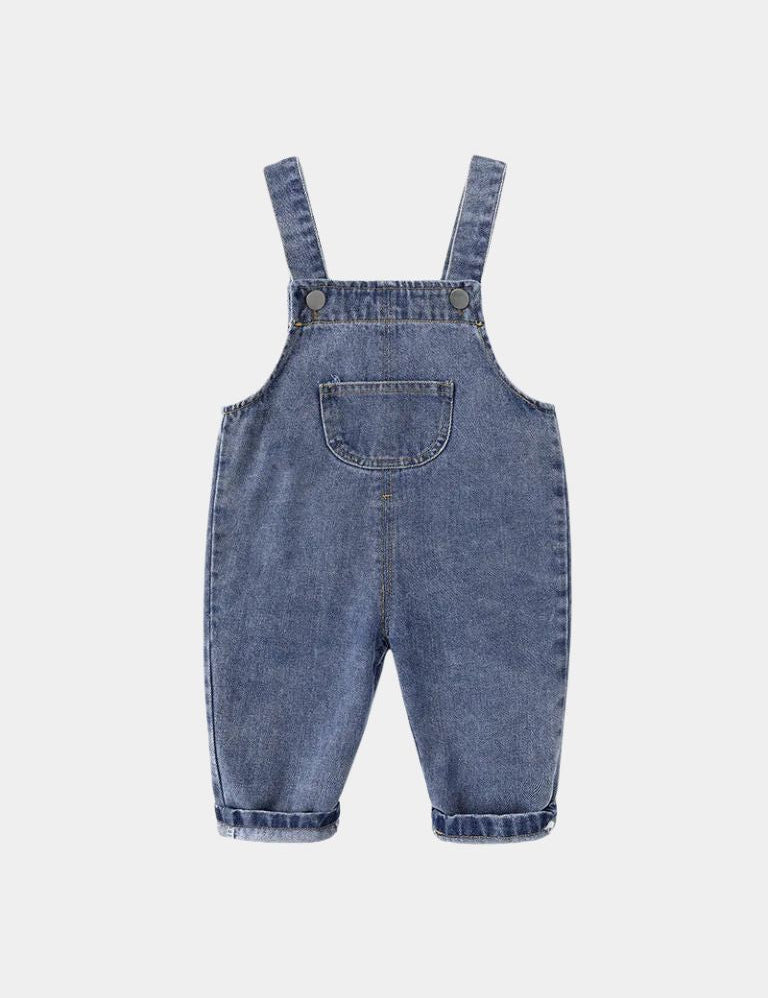 Maison Enfant Classic Denim Overalls - Vailor & Veil Kids