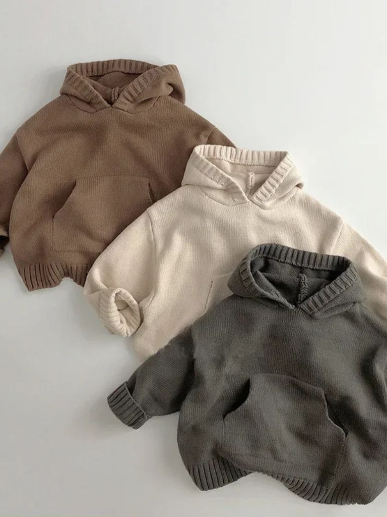 Montclair Kids Heritage Knit Hoodie - Vailor & Veil Kids