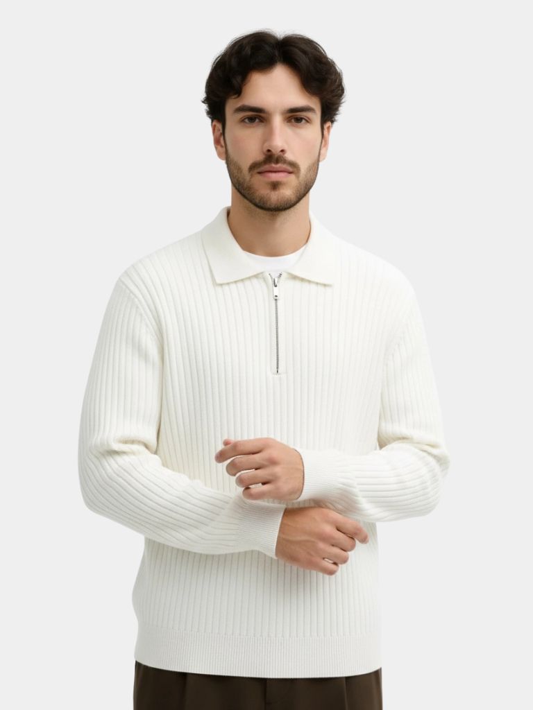 Alpine Riviera Knit Polo - Vailor & Veil