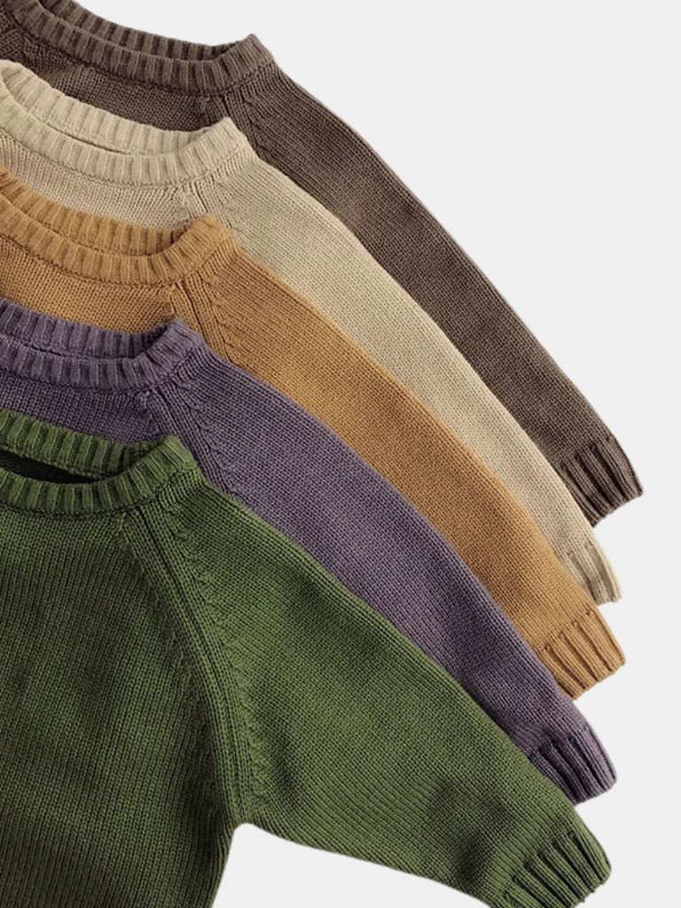 Valmont Toddlers Cotton Sweater - Vailor & Veil Kids