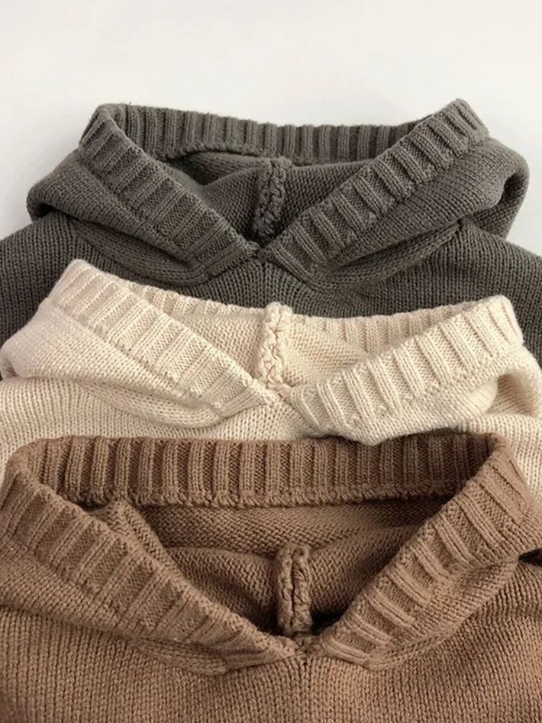 Montclair Kids Heritage Knit Hoodie - Vailor & Veil Kids