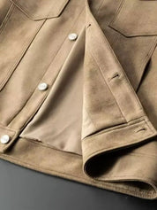 Laurent Leather Aviator Jacket - Vailor & Veil