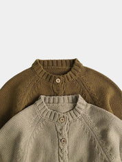 Valmont Classic Knit Cardigan - Vailor & Veil Kids