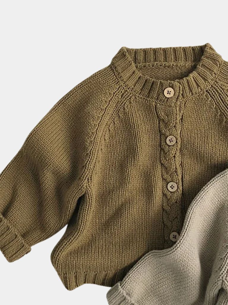 Valmont Classic Knit Cardigan - Vailor & Veil Kids