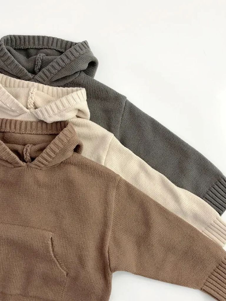 Montclair Kids Heritage Knit Hoodie - Vailor & Veil Kids