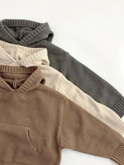 Montclair Kids Heritage Knit Hoodie - Vailor & Veil Kids