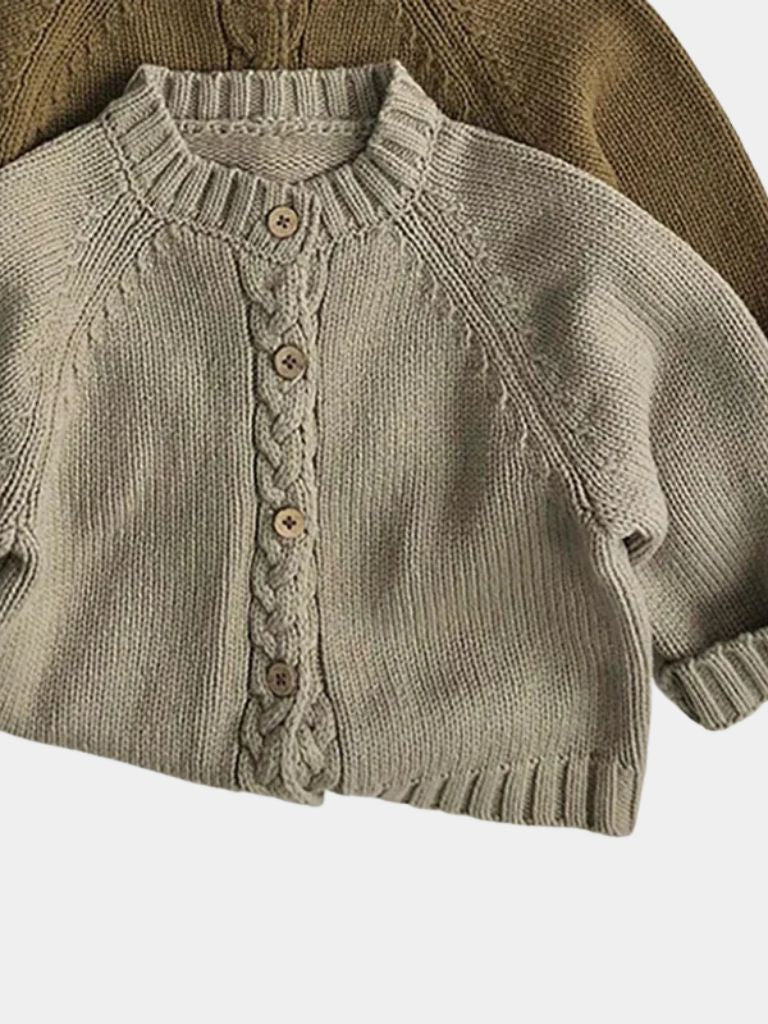 Valmont Classic Knit Cardigan - Vailor & Veil Kids