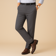 Stretchy Fit Pleated Suit Pants - Vailor & Veil