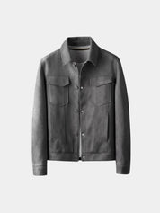 Laurent Leather Aviator Jacket - Vailor & Veil