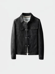 Laurent Leather Aviator Jacket - Vailor & Veil