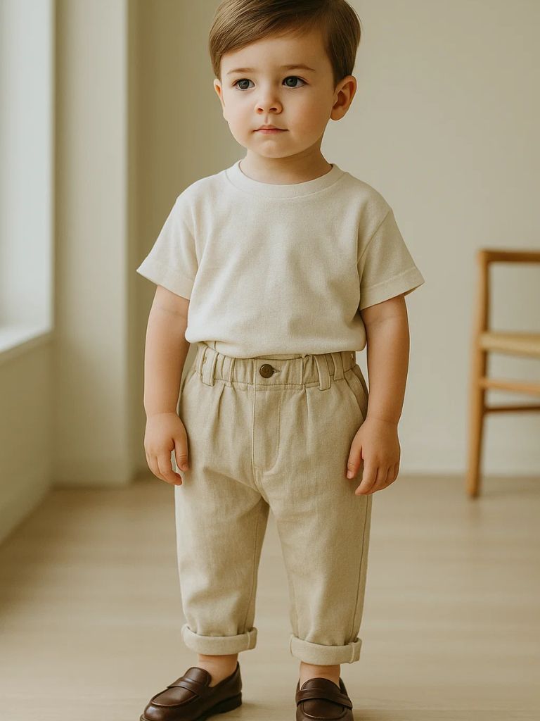 Petit Chevalier Straight Trousers - Vailor & Veil Kids