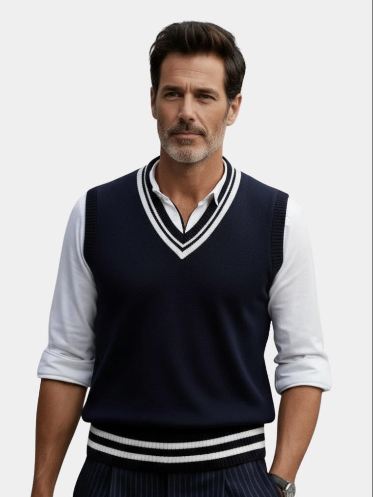 Old Money Essential Knit Vest - Vailor & Veil