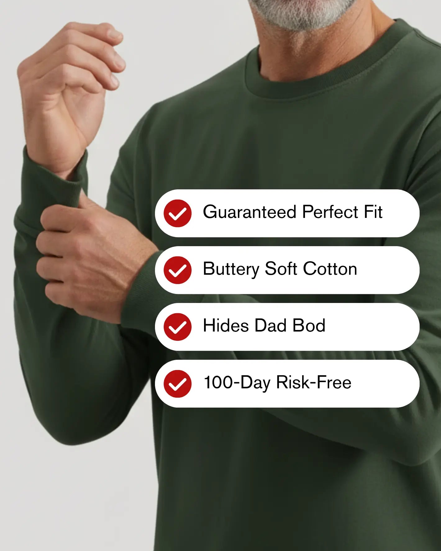 Nico Cotton Long Sleeve Crew Neck