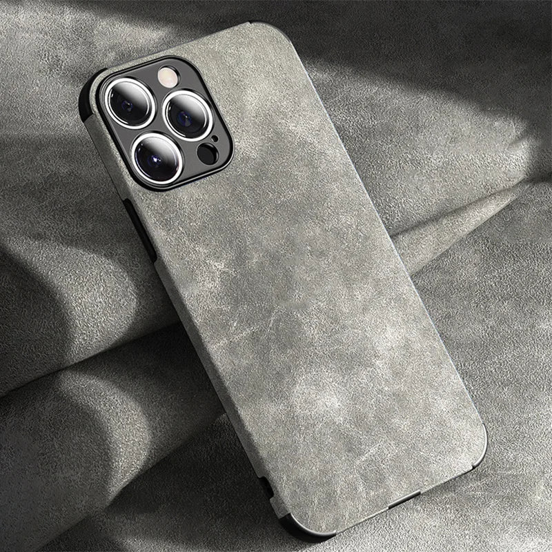 Genuine Italian Alcantara iPhone Case
