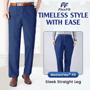 FlexFit - Flexible Waist Straight Fit Comfort Denim