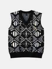 Academic Retro Knit Vest - Vailor & Veil