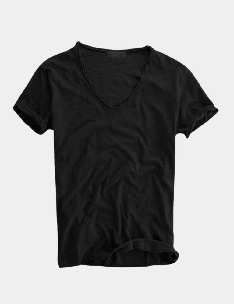 Albo Classic Linen V Neck T-Shirt – Vailor & Veil