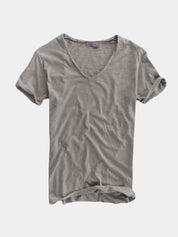 Albo Classic Linen V Neck T-Shirt – Vailor & Veil