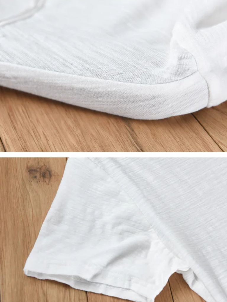 Albo Classic Linen V Neck T-Shirt – Vailor & Veil