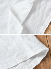 Albo Classic Linen V Neck T-Shirt – Vailor & Veil