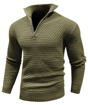 Premium Men's Turtleneck Quarter-Zip (5 Designs)