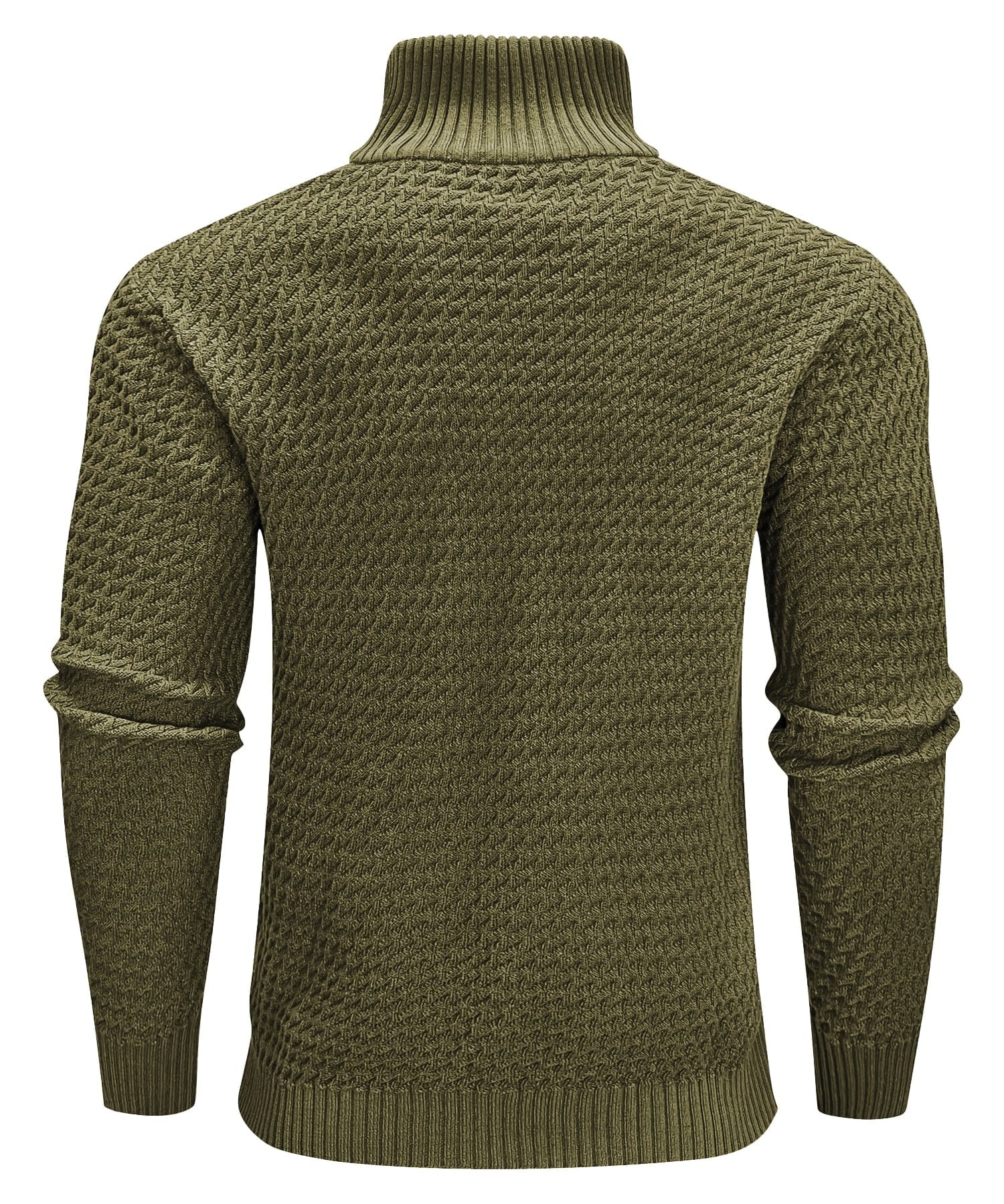 Premium Men's Turtleneck Quarter-Zip (5 Designs)