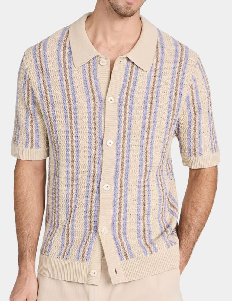 Atlantic Frame Knit Polo - Vailor & Veil