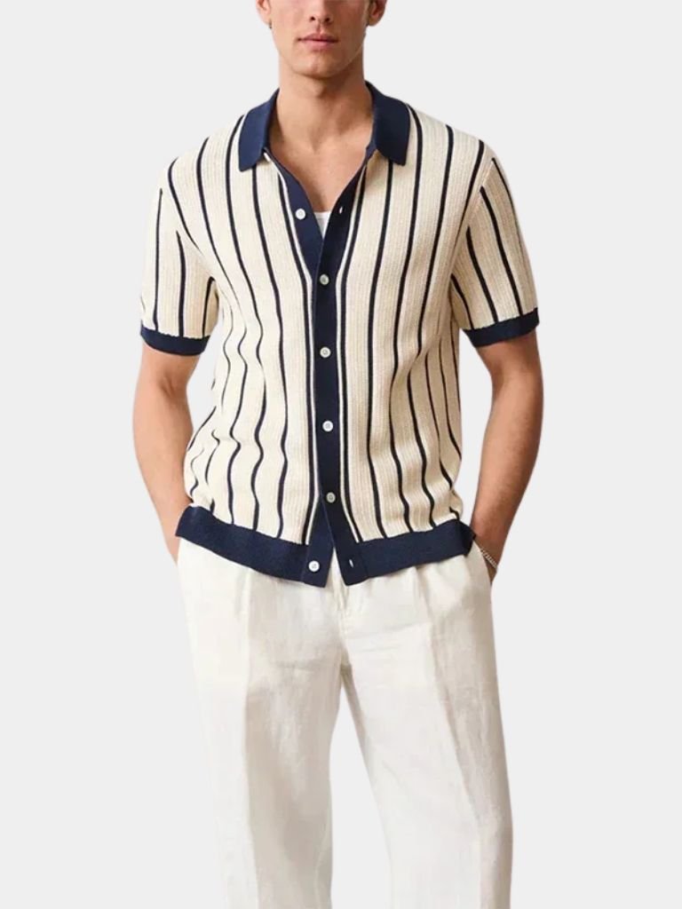 Atlantic Frame Knit Polo - Vailor & Veil