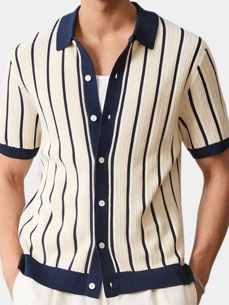 Atlantic Frame Knit Polo - Vailor & Veil