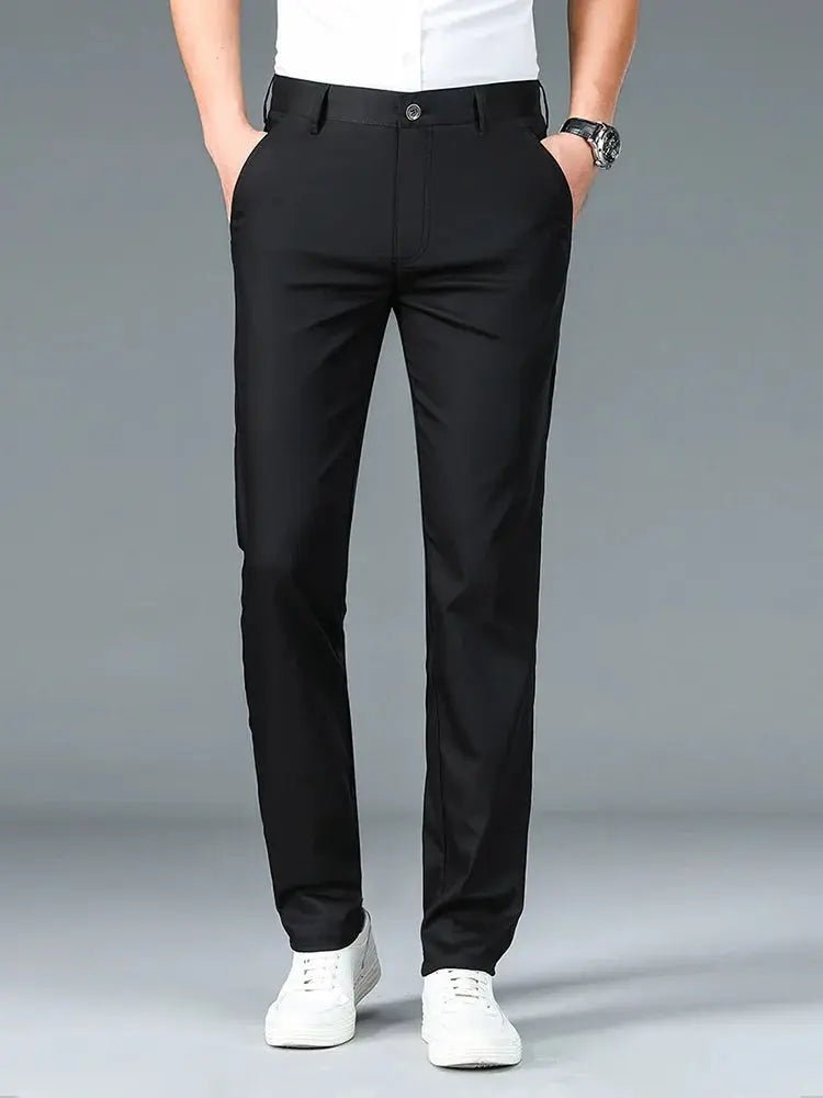 Bamboo Fiber Minimalist Straight Trousers - Vailor & Veil