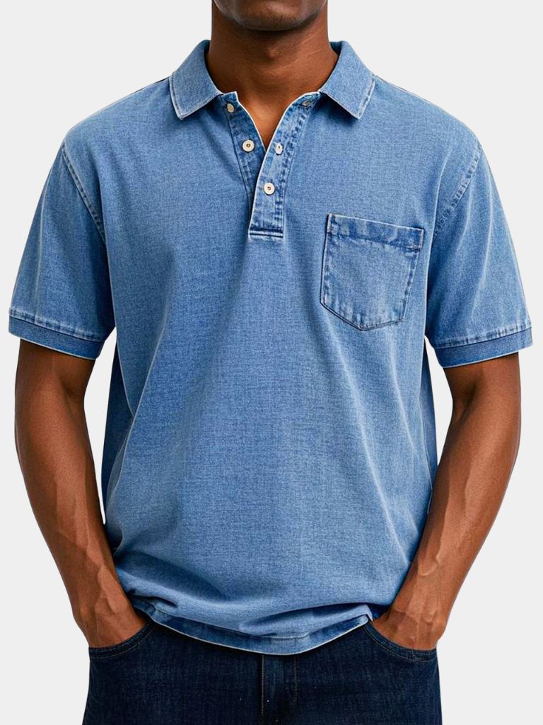 Bethlehem Blues Polo Shirt – Vailor & Veil