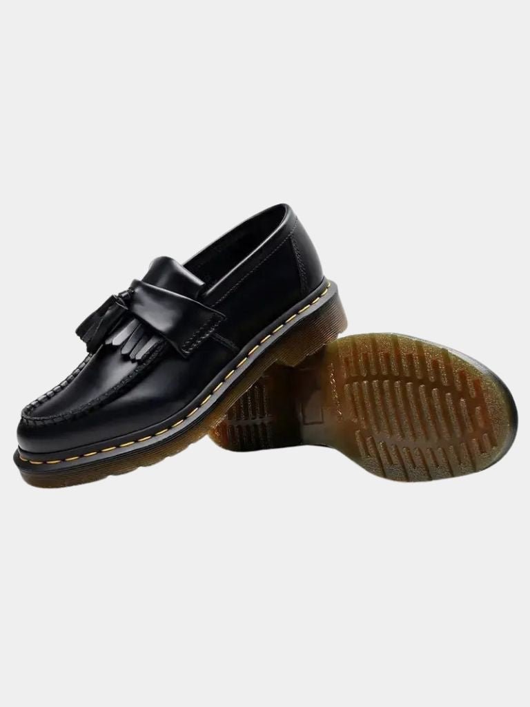 Black Leather Loafers - Vailor & Veil