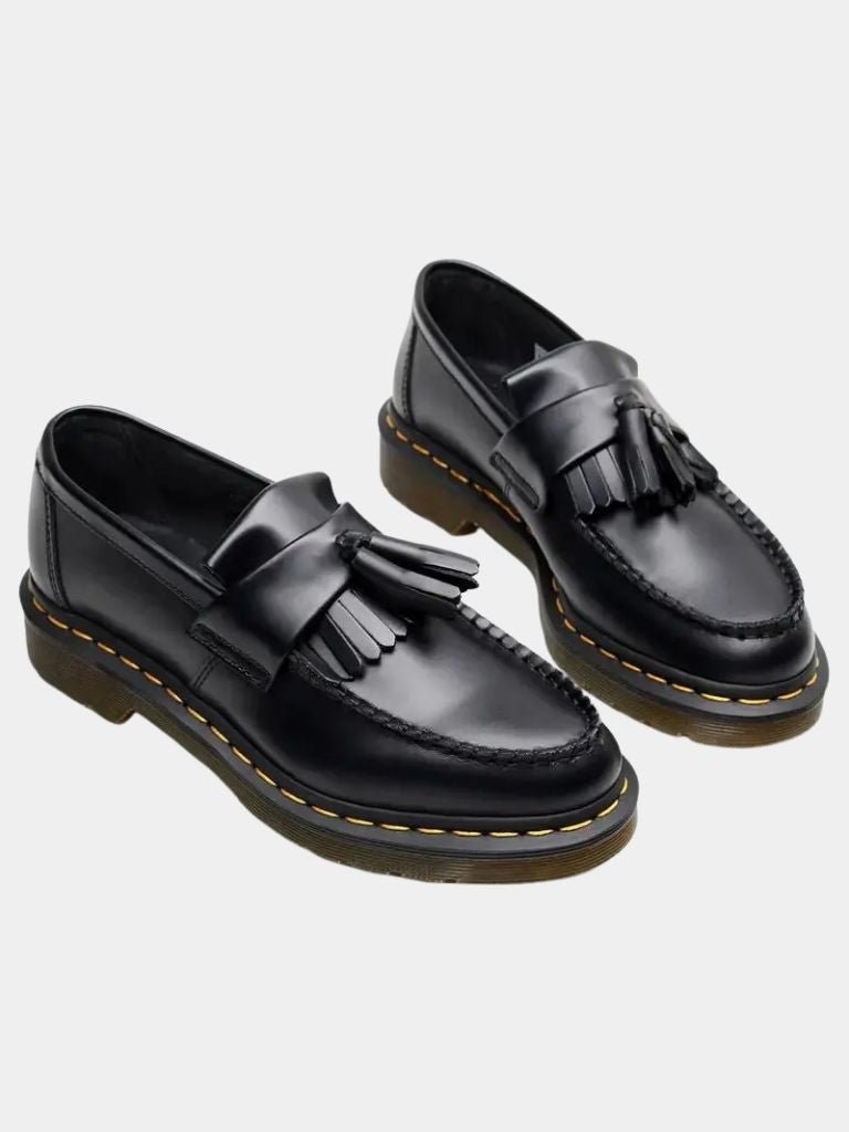 Black Leather Loafers - Vailor & Veil