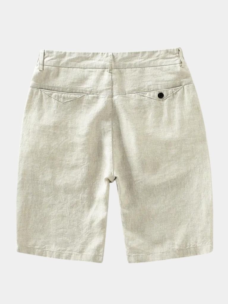 Bleu Horizon Linen Shorts - Vailor & Veil