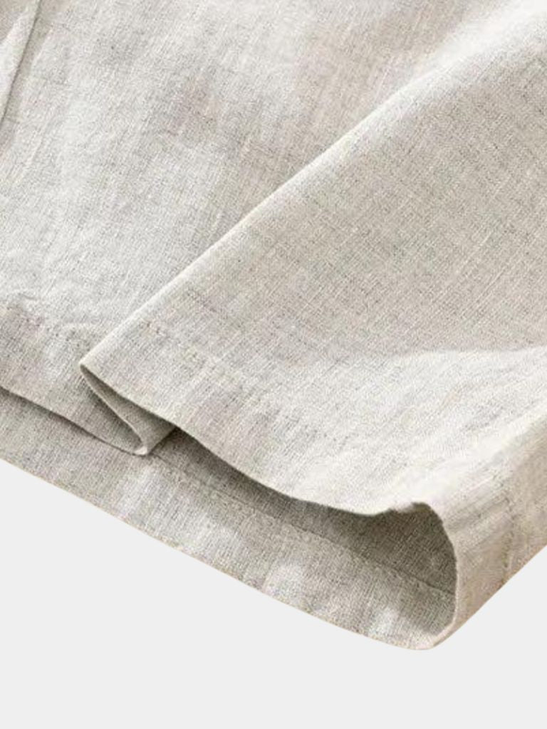 Bleu Horizon Linen Shorts - Vailor & Veil