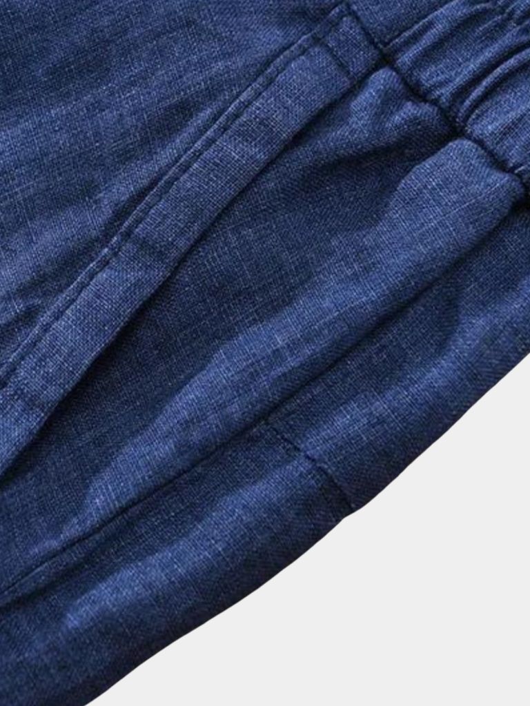 Bleu Horizon Linen Shorts - Vailor & Veil