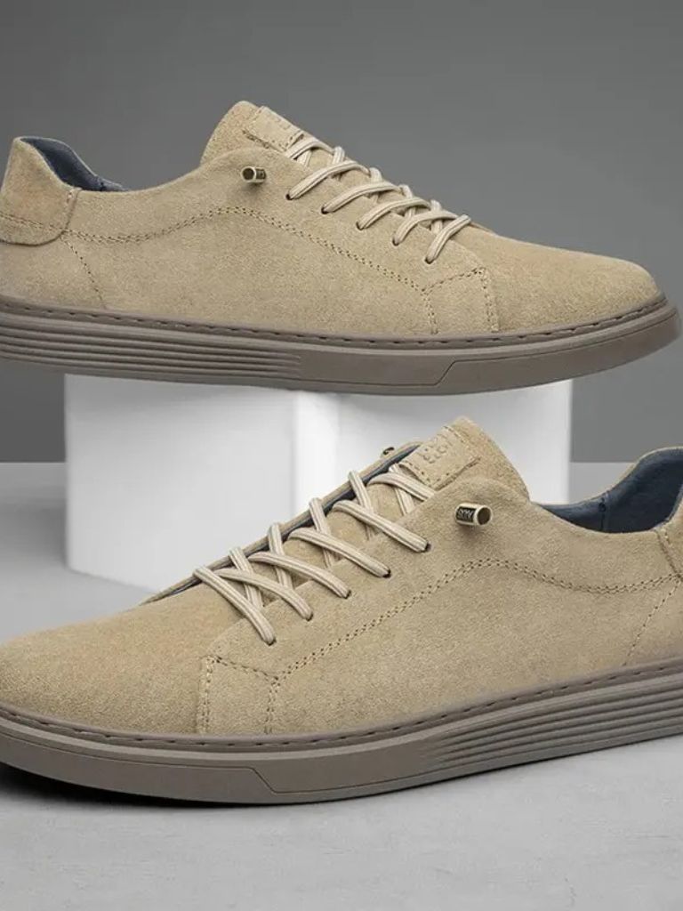 Brown Suede Leather Shoes - Vailor & Veil