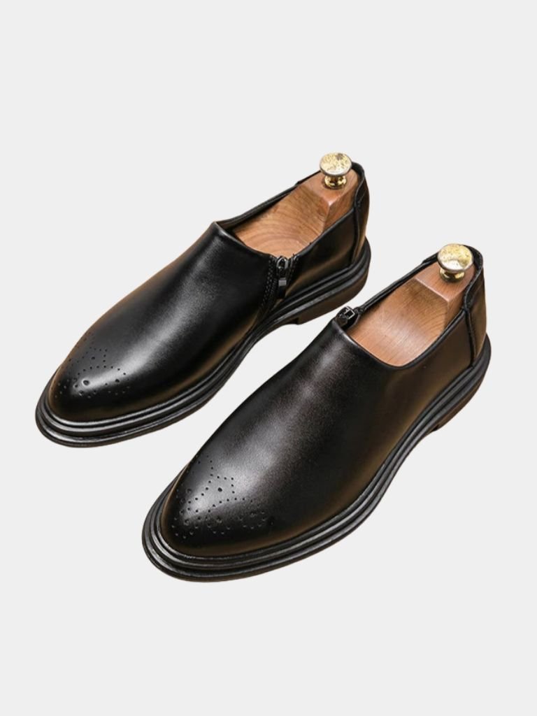 Brun Prestige Leather Loafers - Vailor & Veil