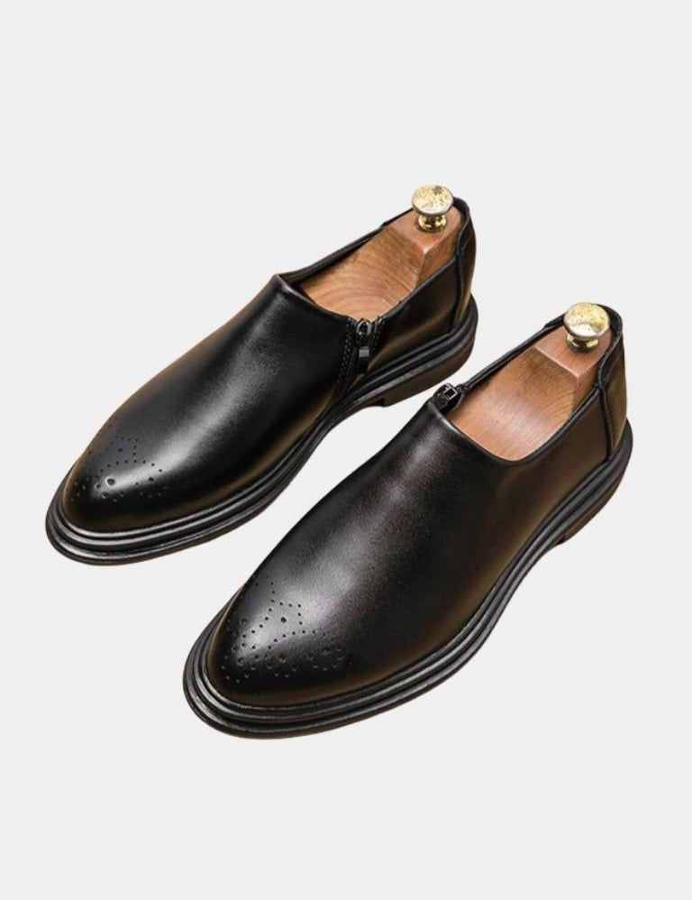 Brun Prestige Leather Loafers - Vailor & Veil