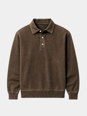 Canyon Mist Long Sleeve Polo Shirt – Vailor & Veil