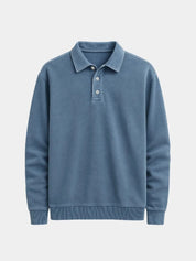 Canyon Mist Long Sleeve Polo Shirt – Vailor & Veil