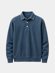 Canyon Mist Long Sleeve Polo Shirt – Vailor & Veil