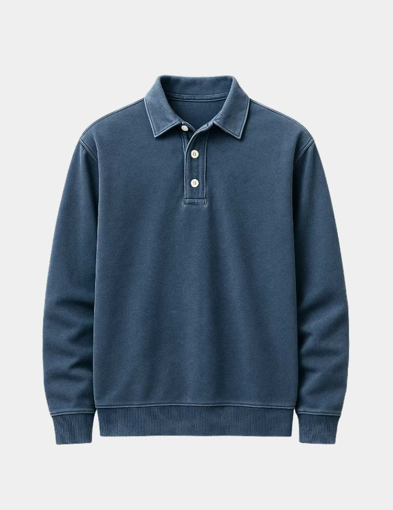 Canyon Mist Long Sleeve Polo Shirt – Vailor & Veil