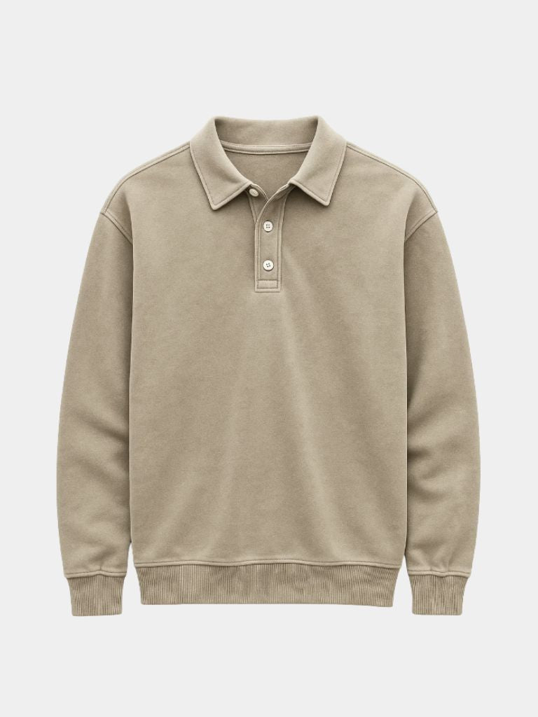 Canyon Mist Long Sleeve Polo Shirt – Vailor & Veil